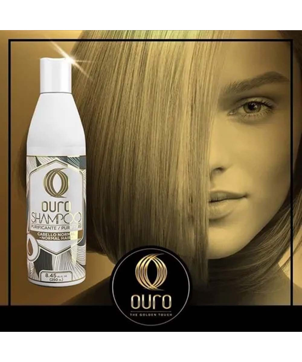 Ouro Purifying Shampoo for normal hair 8.45 oz
