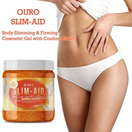 Ouro Slim Aid Belly Suck Efecto Frio Gel Cosmético Adelgazante y  Reafirmante 8.5 oz
