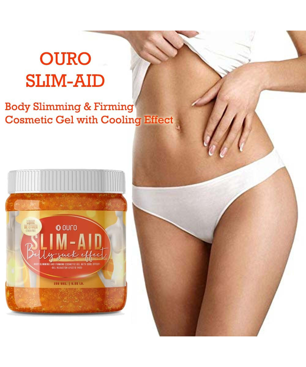 Ouro Slim Aid Belly Suck Efecto Frio Gel Cosmético Adelgazante y Reafirmante 8.5 oz