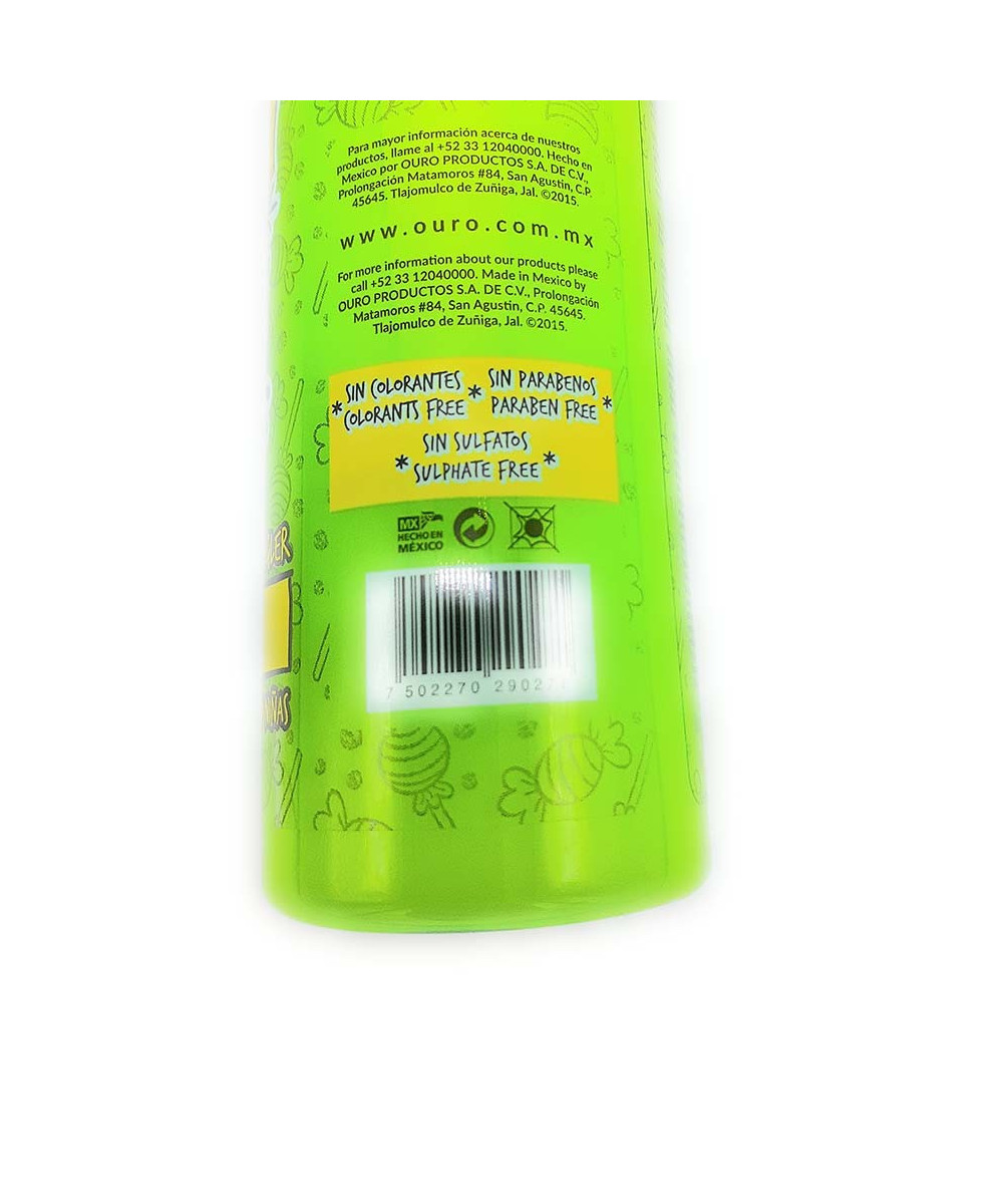 Ouro Kids Desenredante Bifasico Sin Sulfatos para Niños 8.12 oz