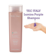 Tec Italy Color Dimension Lumina Shampoo matizador para cabello rubio y blanco 10.1 oz