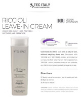 Tec Italy Riccioli Leave In Cream 10.1 oz