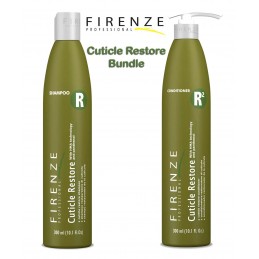 Firenze Professional Cuticle Restore Bundle - Cuticle Restore Shampoo & Conditioner Pack
