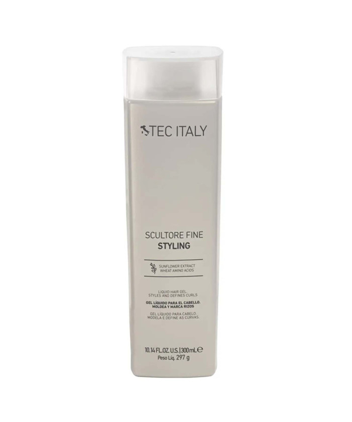 Tec Italy Style Scultore Fine Gel Liquido para moldear y marcar rizos 10.1 oz