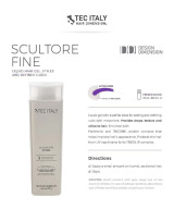 Tec Italy Style Scultore Fine Liquid Hair Gel for sculpting & defining curls 10.1 oz