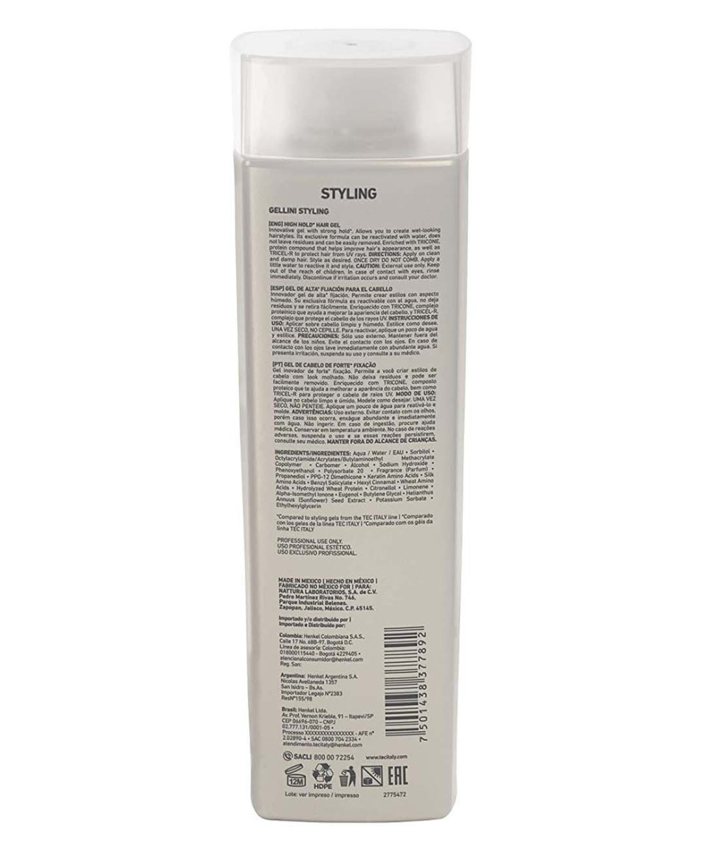 Tec Italy Hair Dimension Final Touch Gellini Gel de Ultra Fijación 10.1 oz