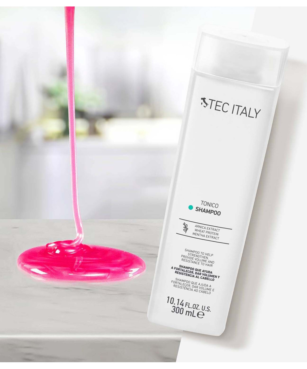 Tec Italy Shampoo Tonico fortifying shampoo for volume & resistance 10.1 oz