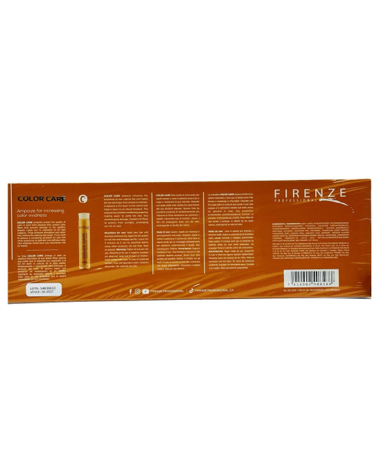 Firenze Professional Ampollas Color Care para Cabello Teñido 12 pzas