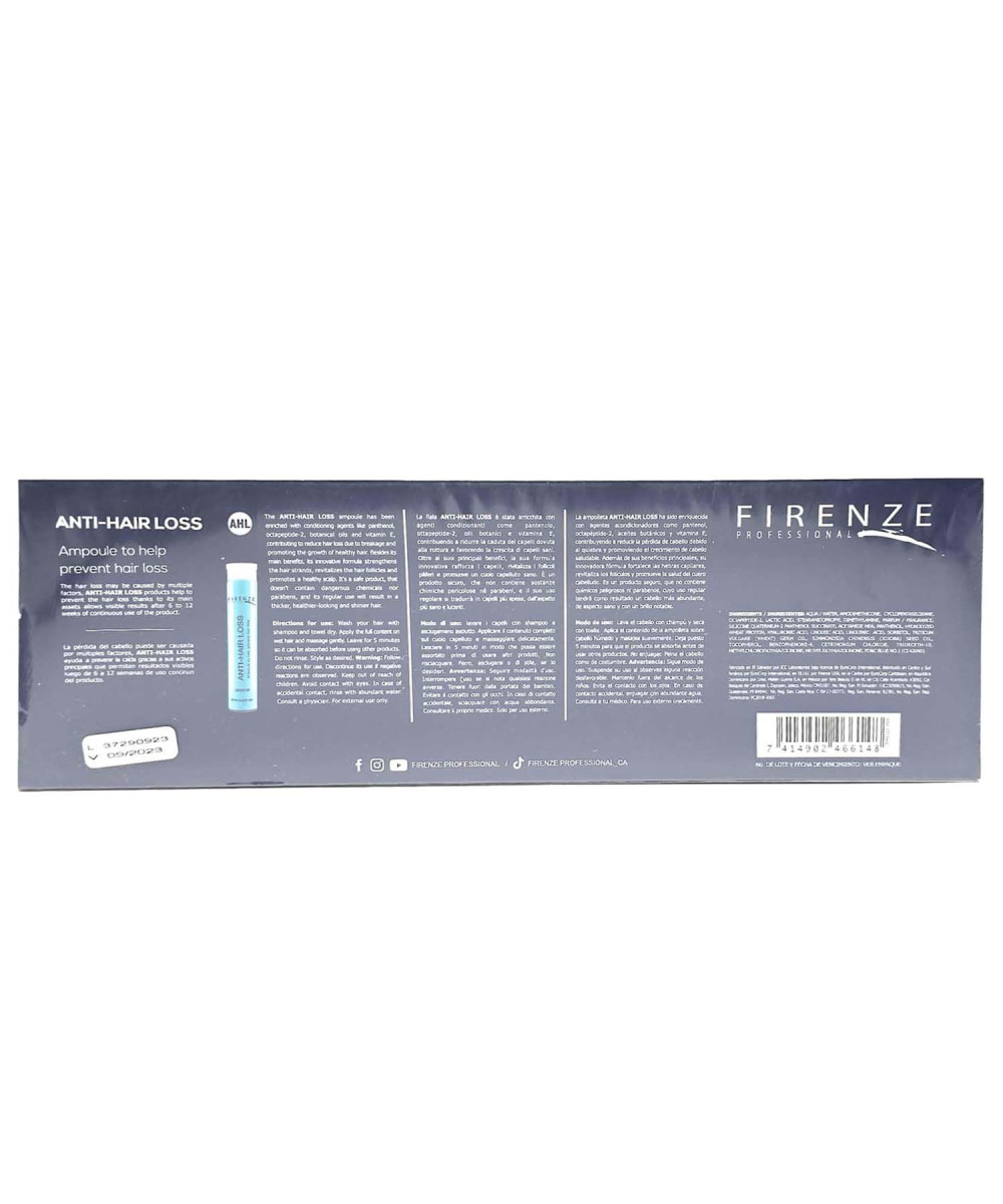 Firenze Professional Ampollas Anti-Caída para Cabello Débil 12 pzas