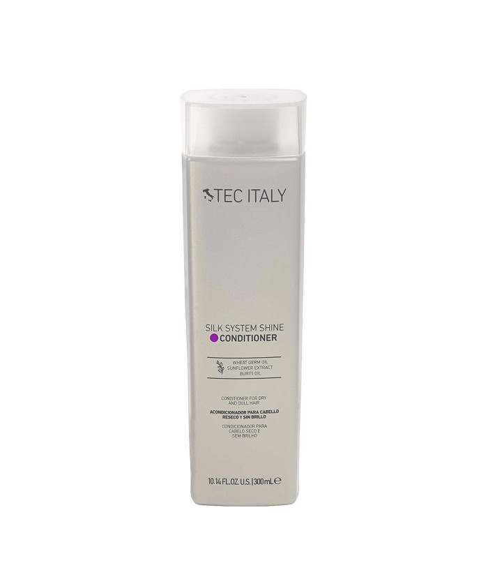 Tec Italy Silk System Shine Acondicionador para Cabello Reseco y Sin Brillo 10.1 oz