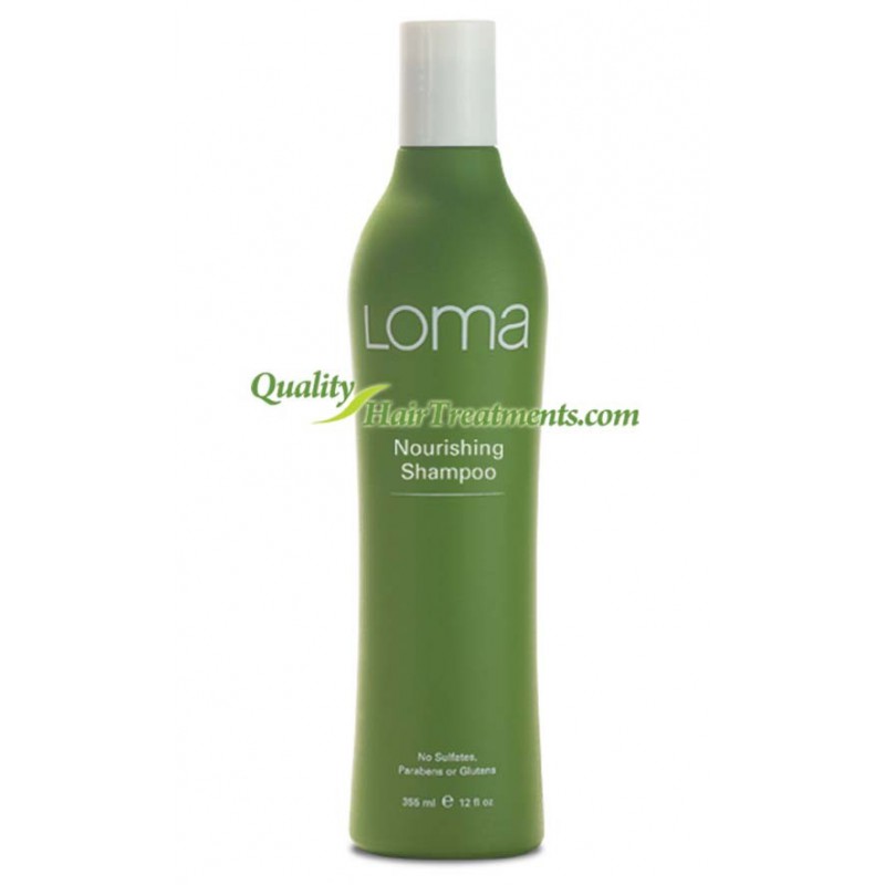 Loma Organics Nourishing Shampoo (Nutritivo) para cabello seco, sediento y tratado 12 oz