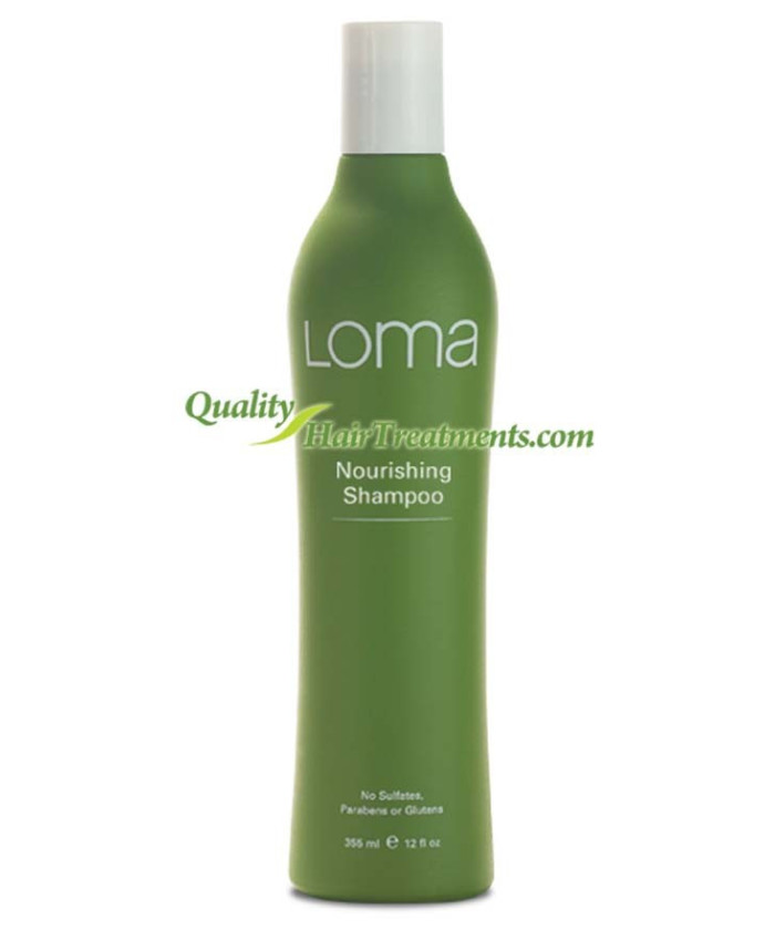 Loma Organics Nourishing Shampoo for dry, thirsty & treated hair 12 oz