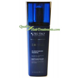 Tec Italy Hi-Moisture Shampoo (Shampoo Hidratante) para cabello dañado y seco 10.1 oz