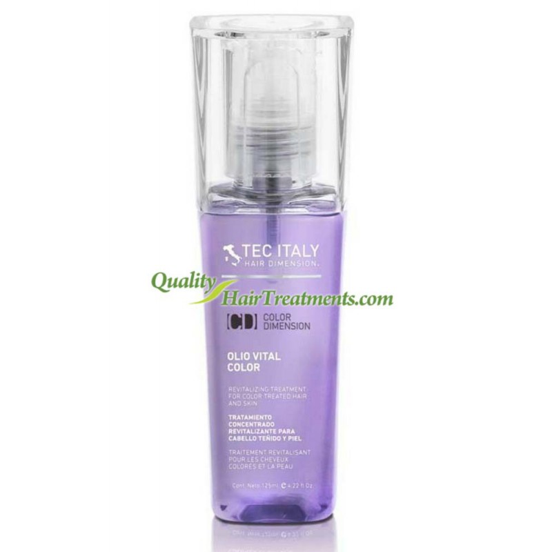 Tec Italy Olio Vital Color Revitalizing Treatment for Color Treated Hair & Skin 4.22 oz