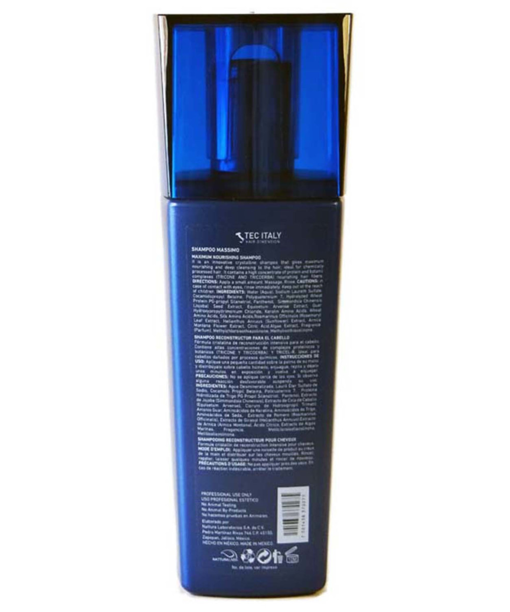 Tec Italy Hair Dimension Reconstructor Shampoo Massimo 10.1 oz