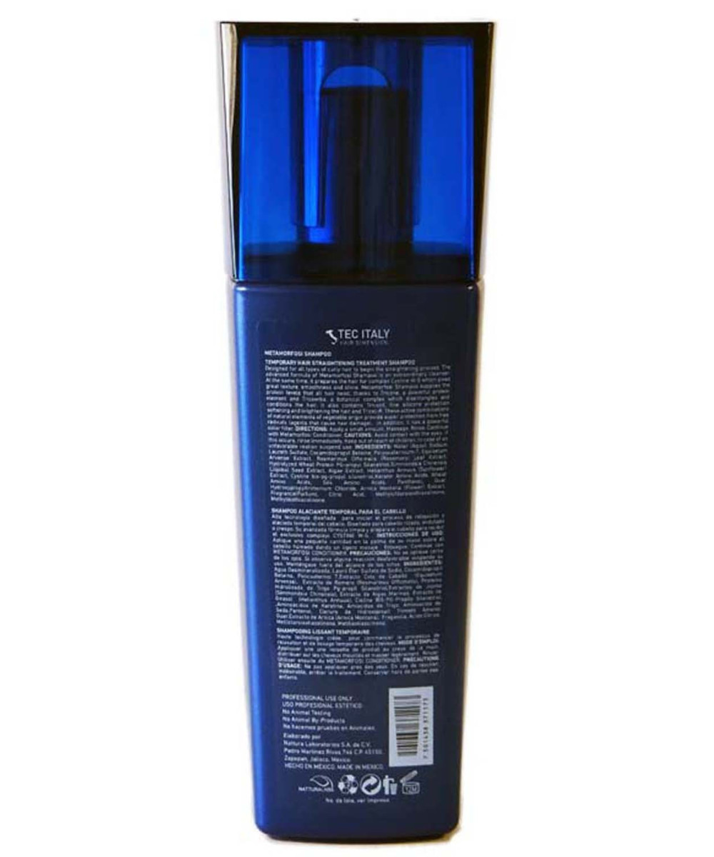 Tec Italy Metamorfosi Shampoo - Temporary hair straightening shampoo 10.1 oz