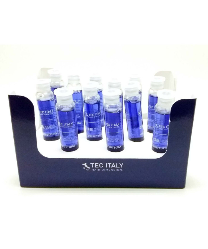 Tec Italy Hair Dimension Ristruttura Al Semi Di Lino Ampoules 12 ct
