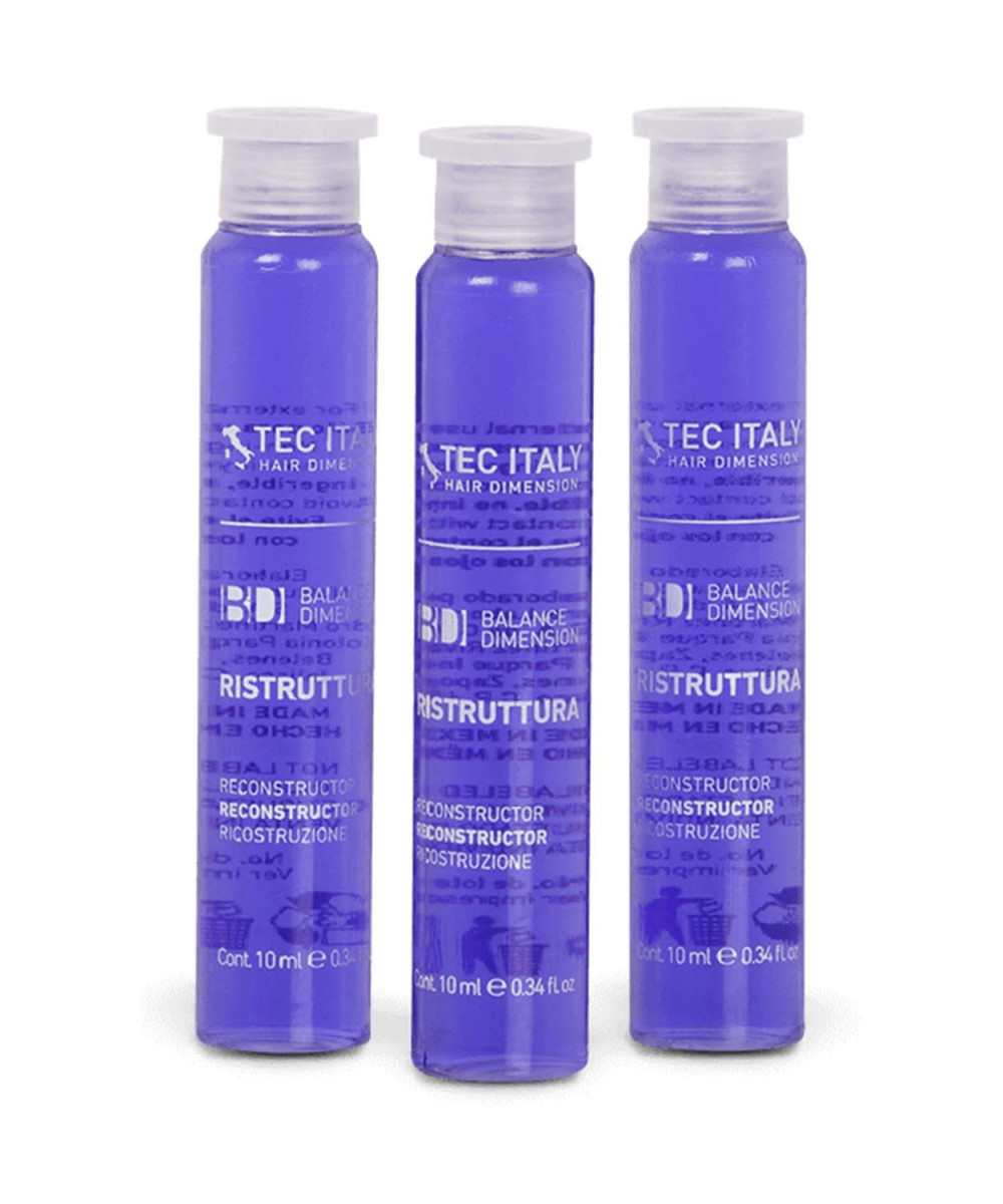 Tec Italy Hair Dimension Ristruttura Al Semi Di Lino Ampoules 12 ct